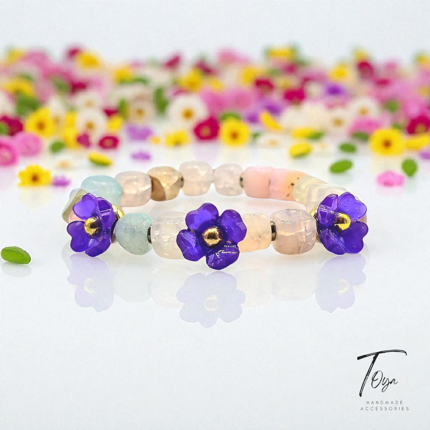 Agate Cubes Bracelet for Women