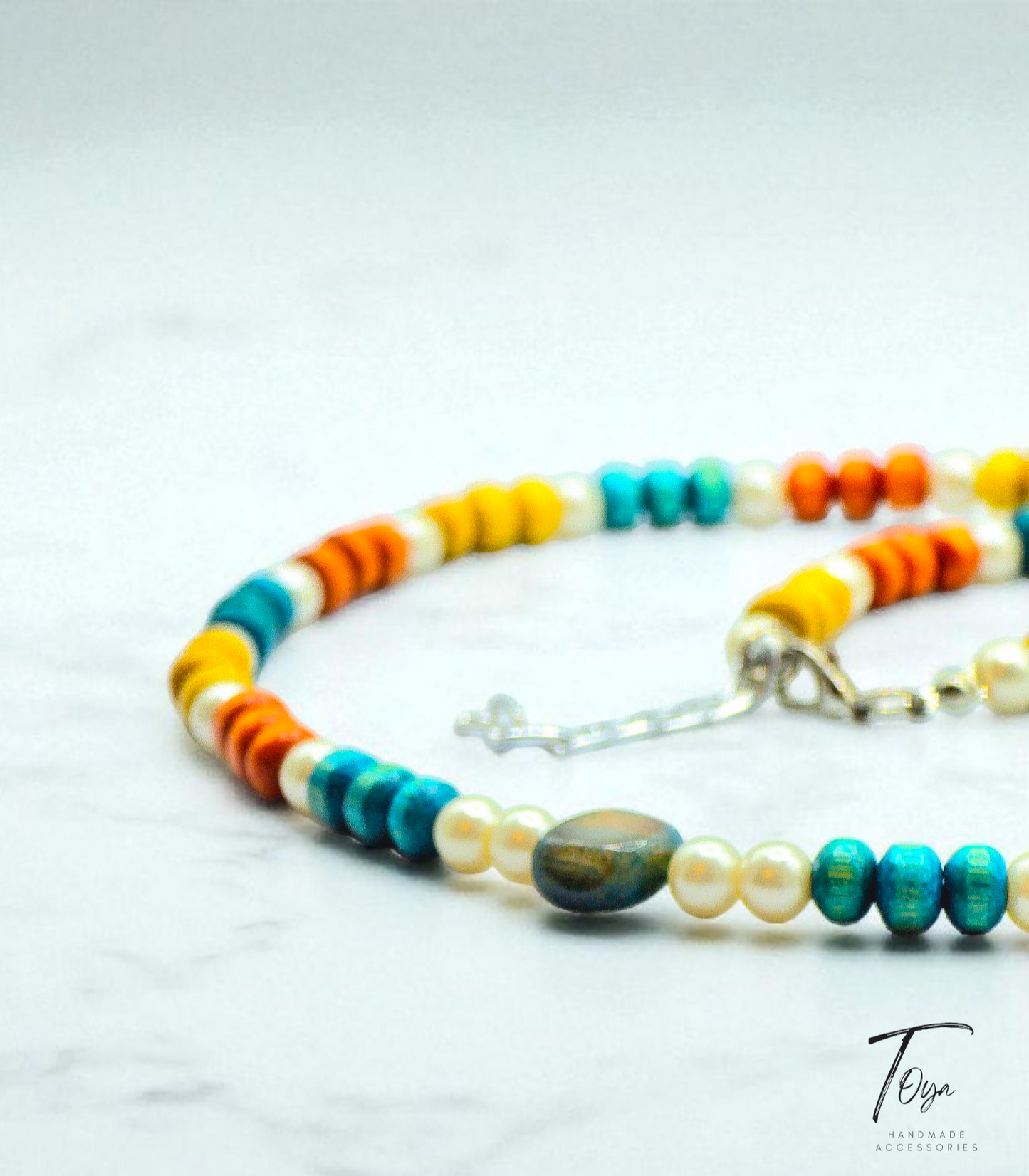 Colorful Wooden Necklace for Women