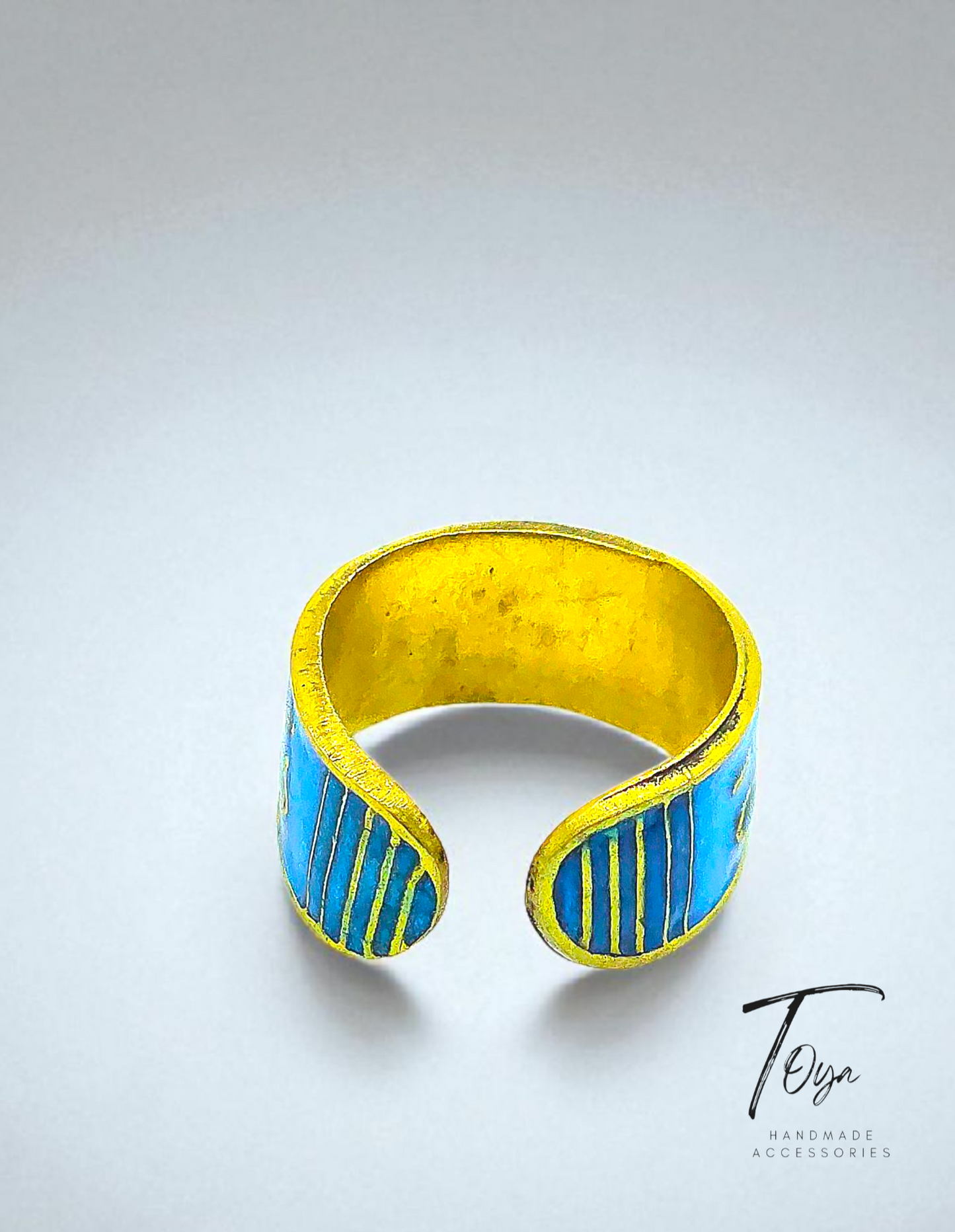 Adjustable Copper Ring for Women "La Elah Ella Allah"