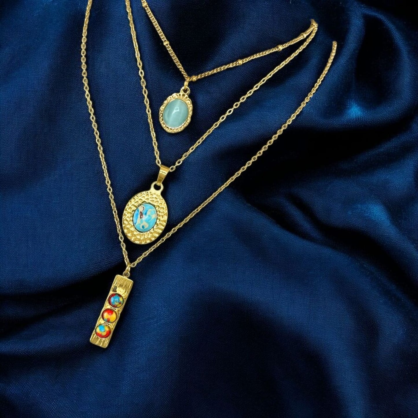 WATERPROOF-NON TARNISH 18k Golden Plated Steel Necklace for Women