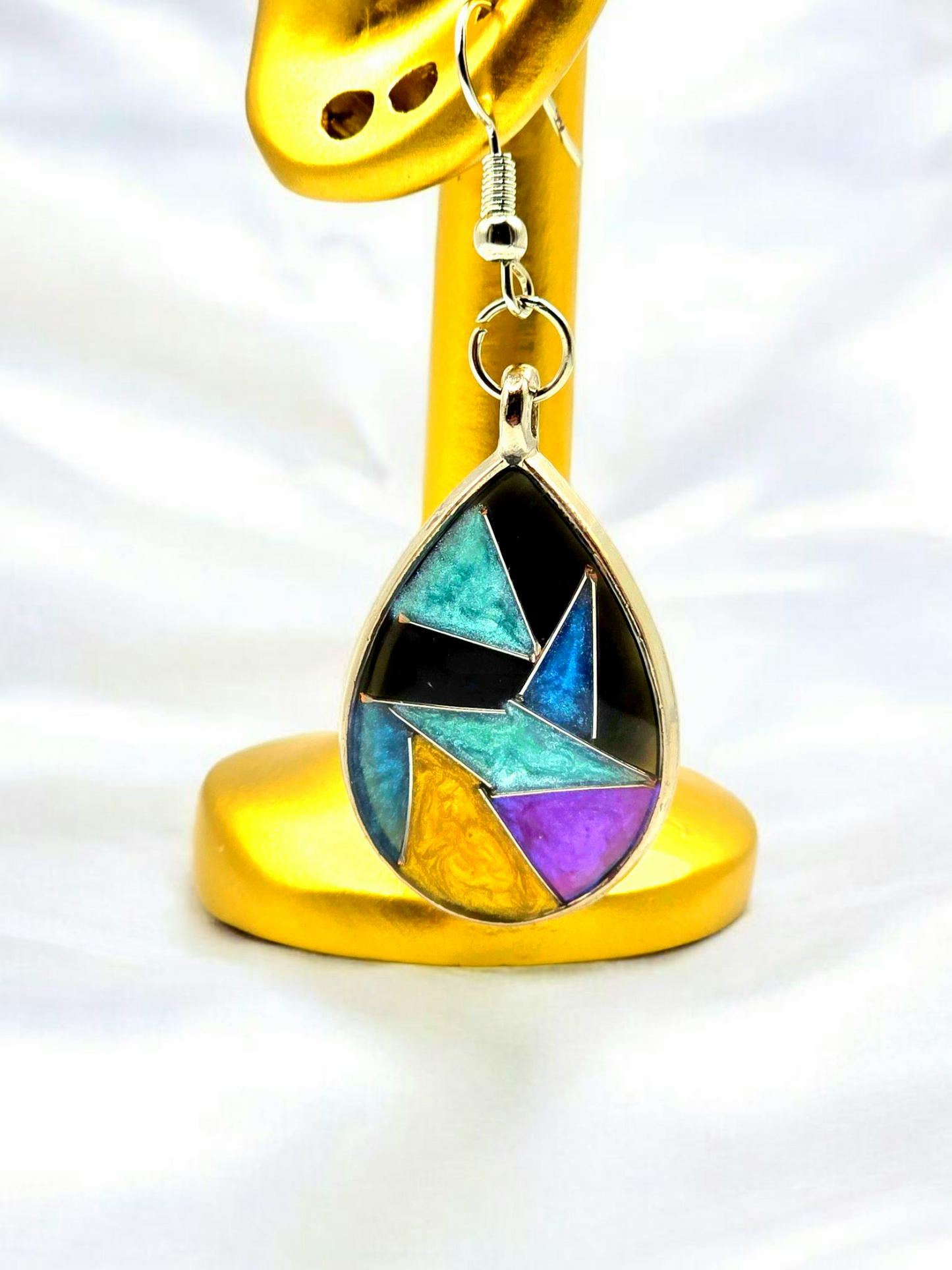 Exclusive New Design Colorful Mosaic Earring for Women