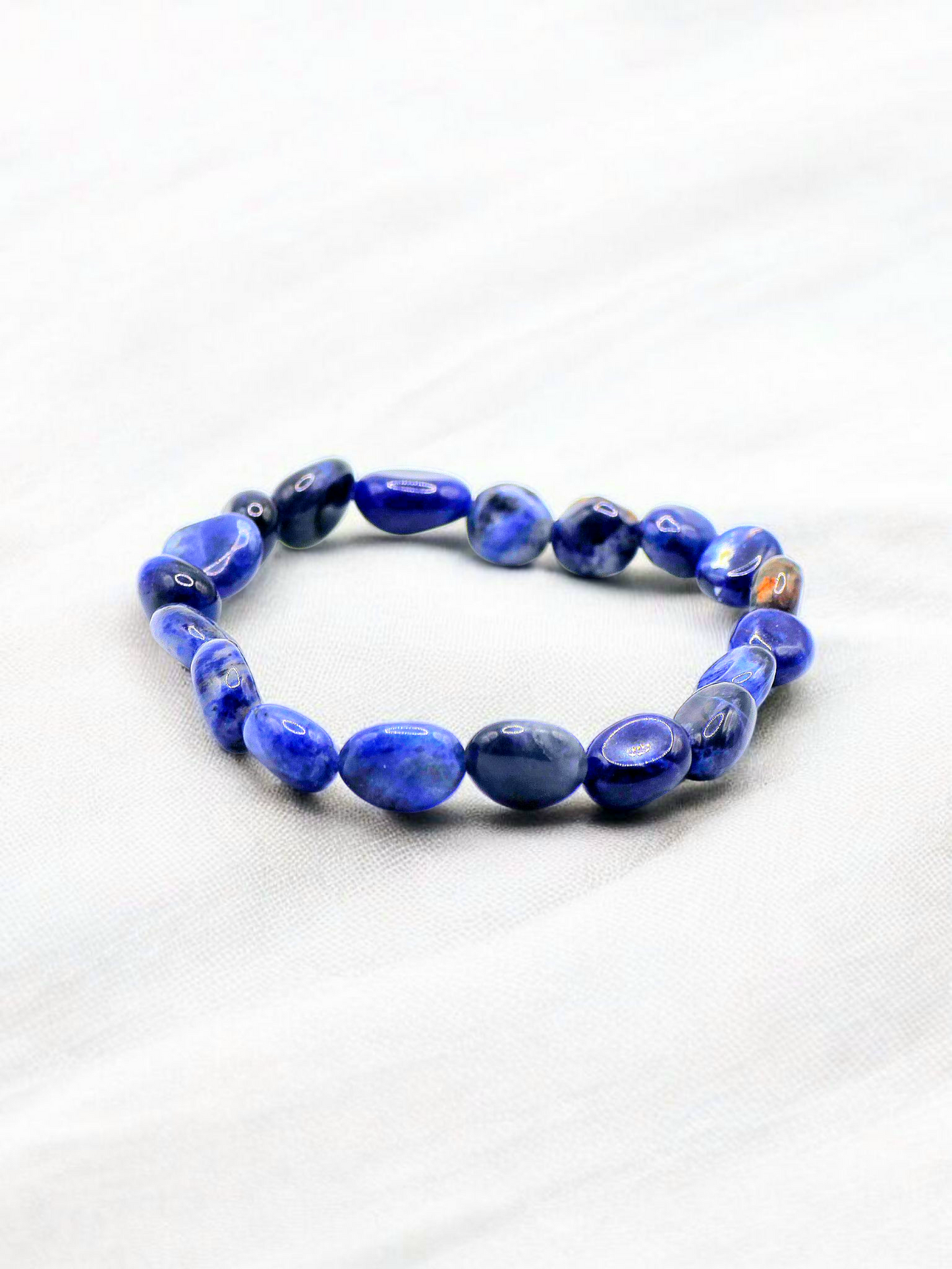 Natural Genuine Ocean Jasper Stone Healing Crystal Natural Ocean Jasper Tumbled Nugget Bracelet for Women Men Gift