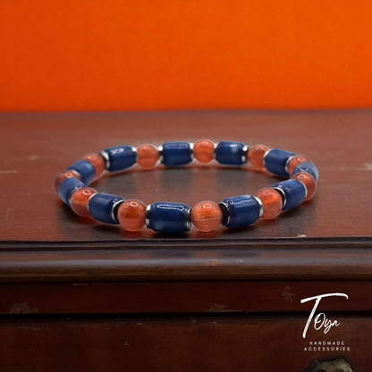 Exclusive Design of Resin Beads with Hematite Bracelet for Men and Women