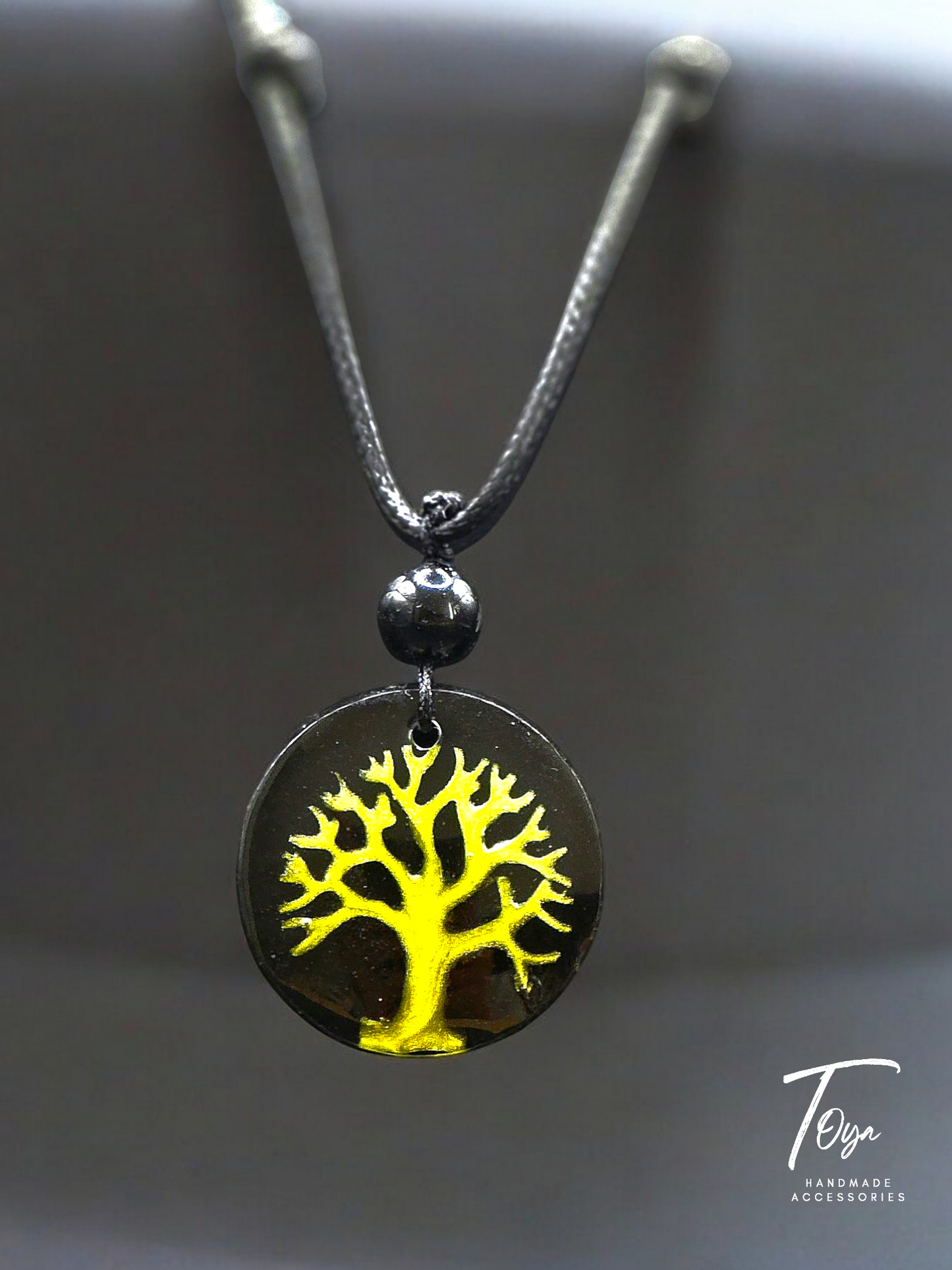 Tree of Life Resin Pendant Necklace for Men or Women