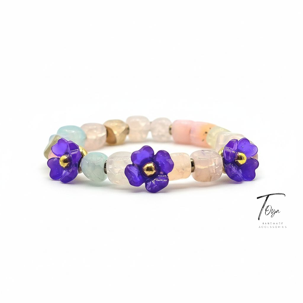 Agate Cubes Bracelet for Women