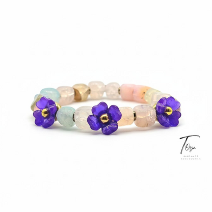 Agate Cubes Bracelet for Women