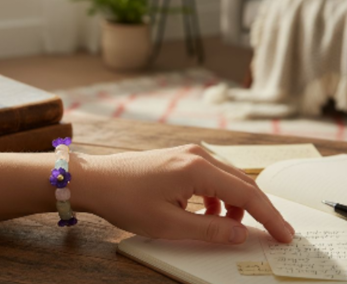 Agate Cubes Bracelet for Women