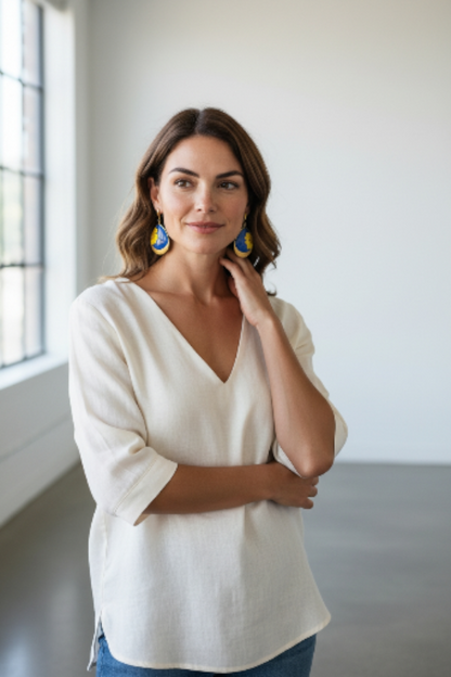 Flory Resin Earring for Women