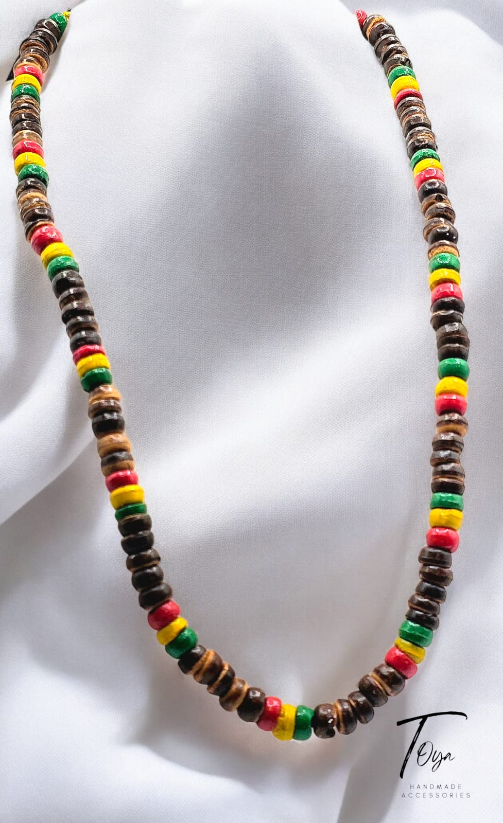 Bohemian Style Wooden Beads Necklace for Women and Men