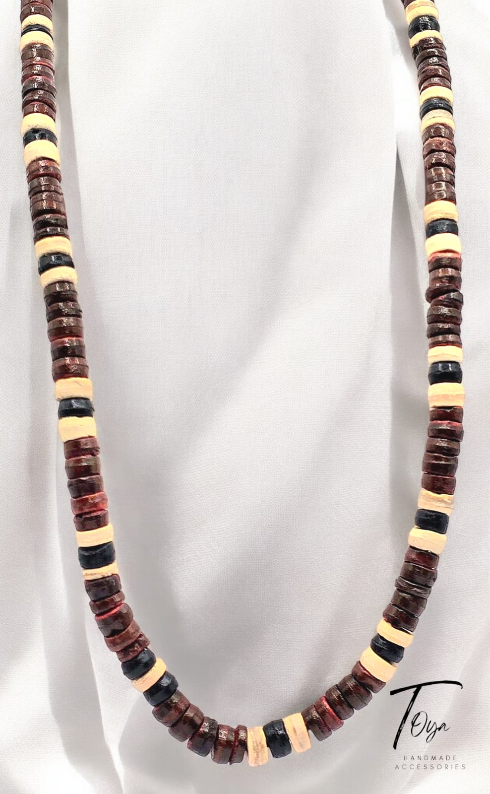 Bohemian Style Wooden Beads Necklace for Women and Men