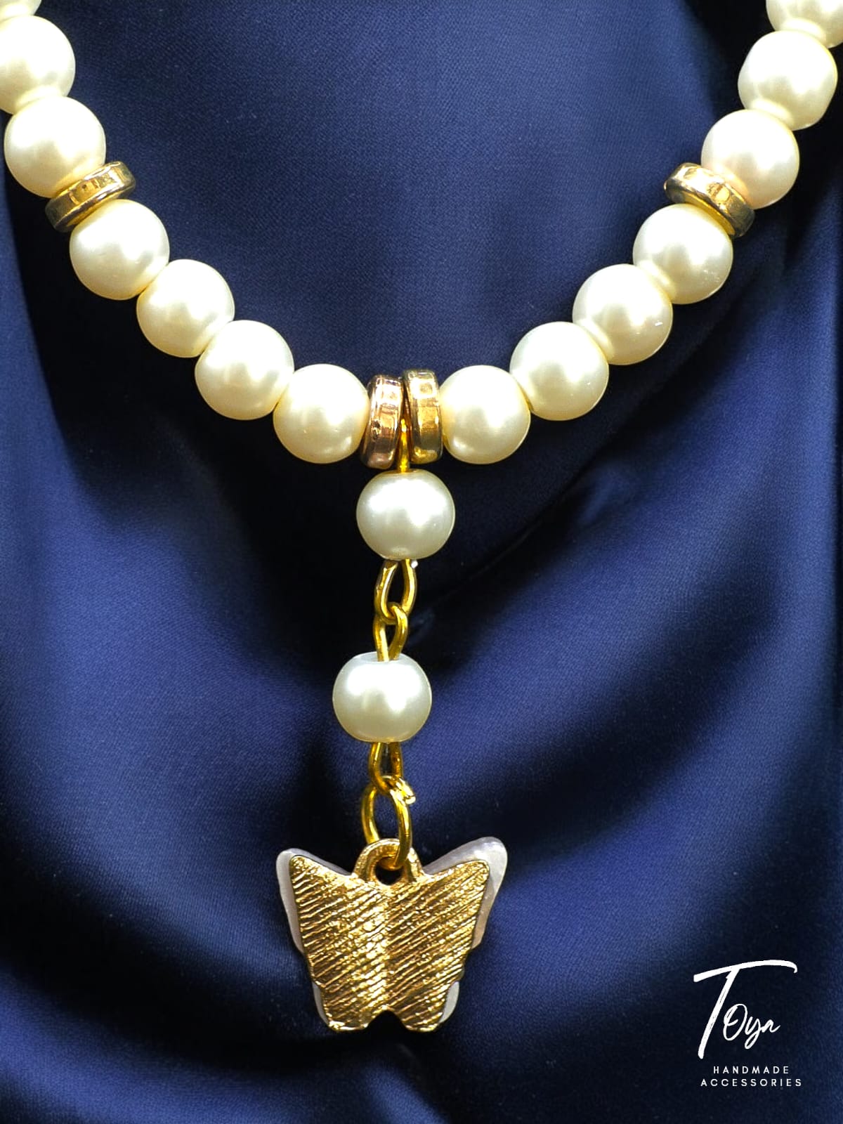 Pearl Necklace and Earring Jewelry Set for Women