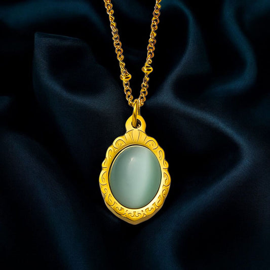 18k Golden Plated Steel Necklace for Women