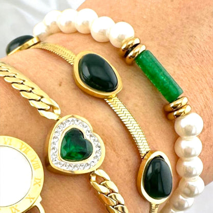WATERPROOF-NON TARNISH 18K Gold Plated Steel Bracelet for Women