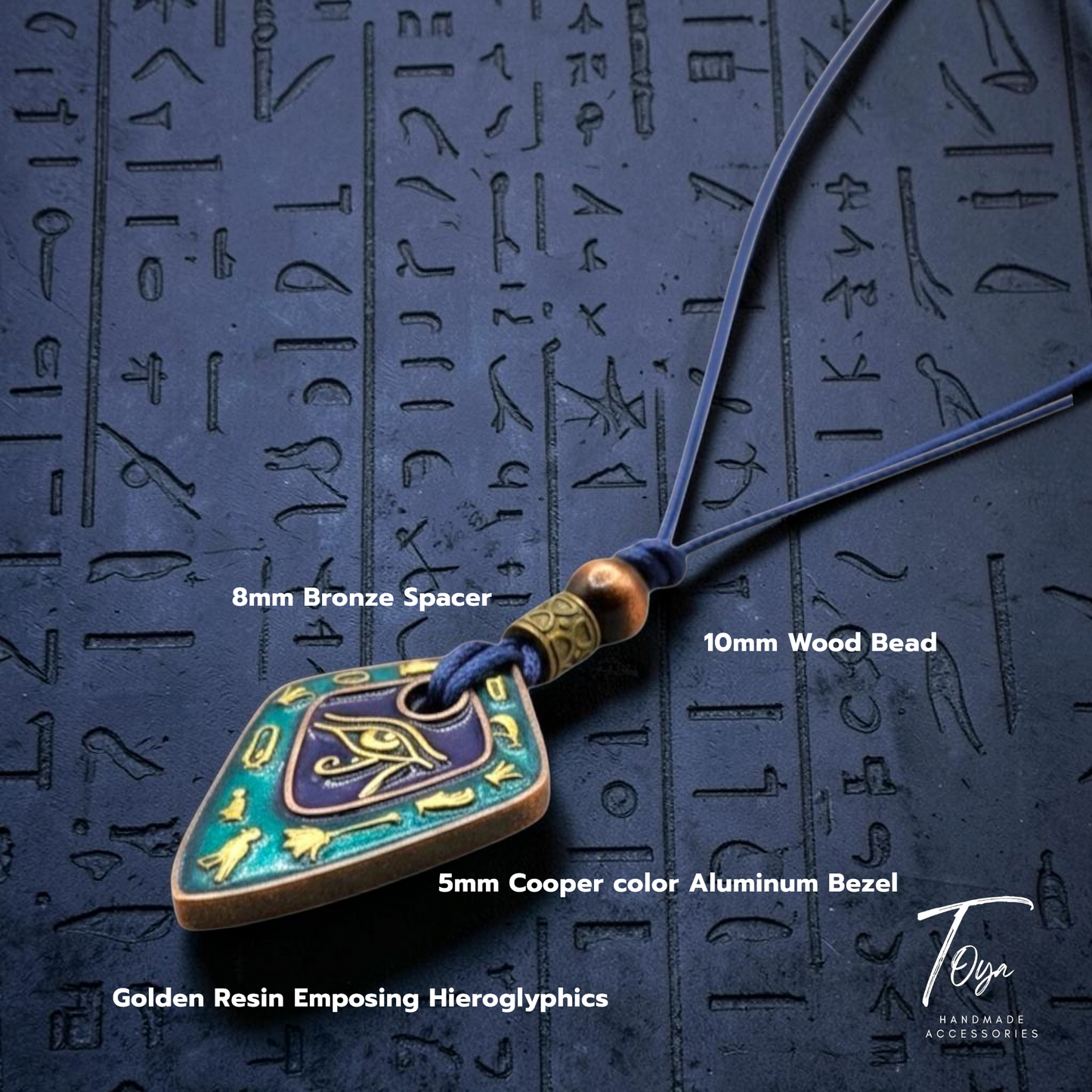 Pharaoh Protective Eye of Horus Necklace for Women
