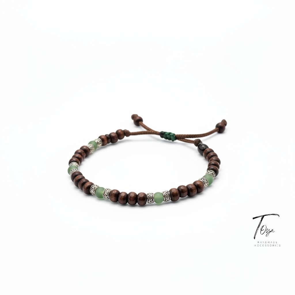 Luxury Ottoman Style Adjustable Leather Bracelet for Men