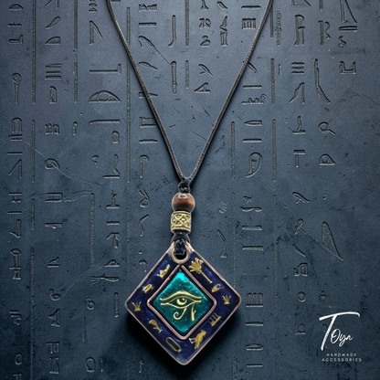 Pharaoh Protective Eye of Horus Necklace for Women