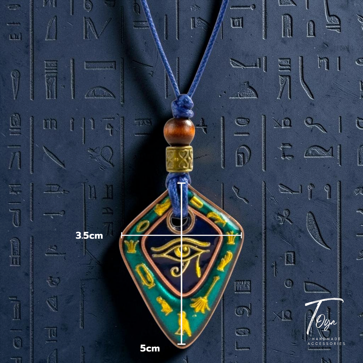 Pharaoh Protective Eye of Horus Necklace for Women