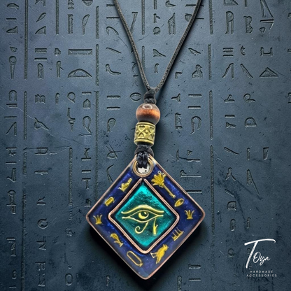 Pharaoh Protective Eye of Horus Necklace for Women