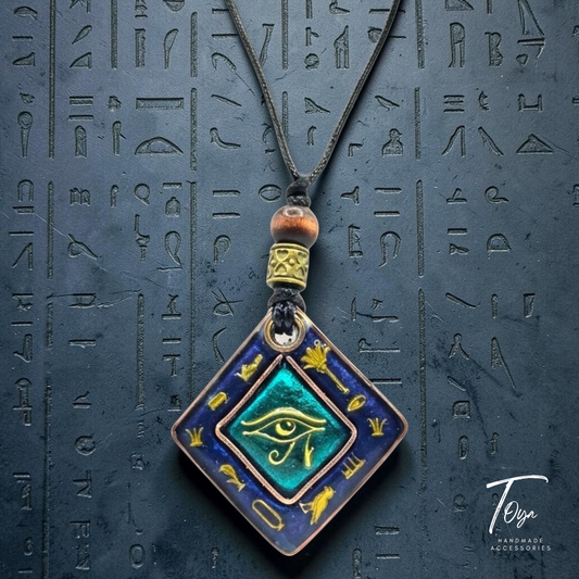 Pharaoh Protective Eye of Horus Necklace for Women