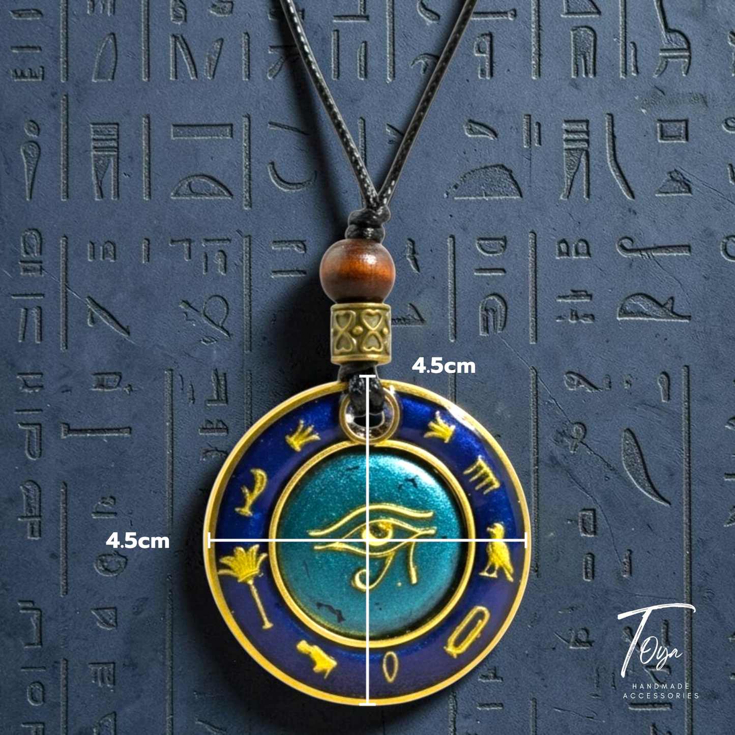 Pharaoh Protective Eye of Horus Necklace for Women