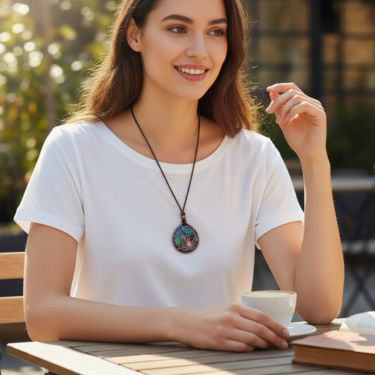 Luxury Adjustable Leather Necklace for Women