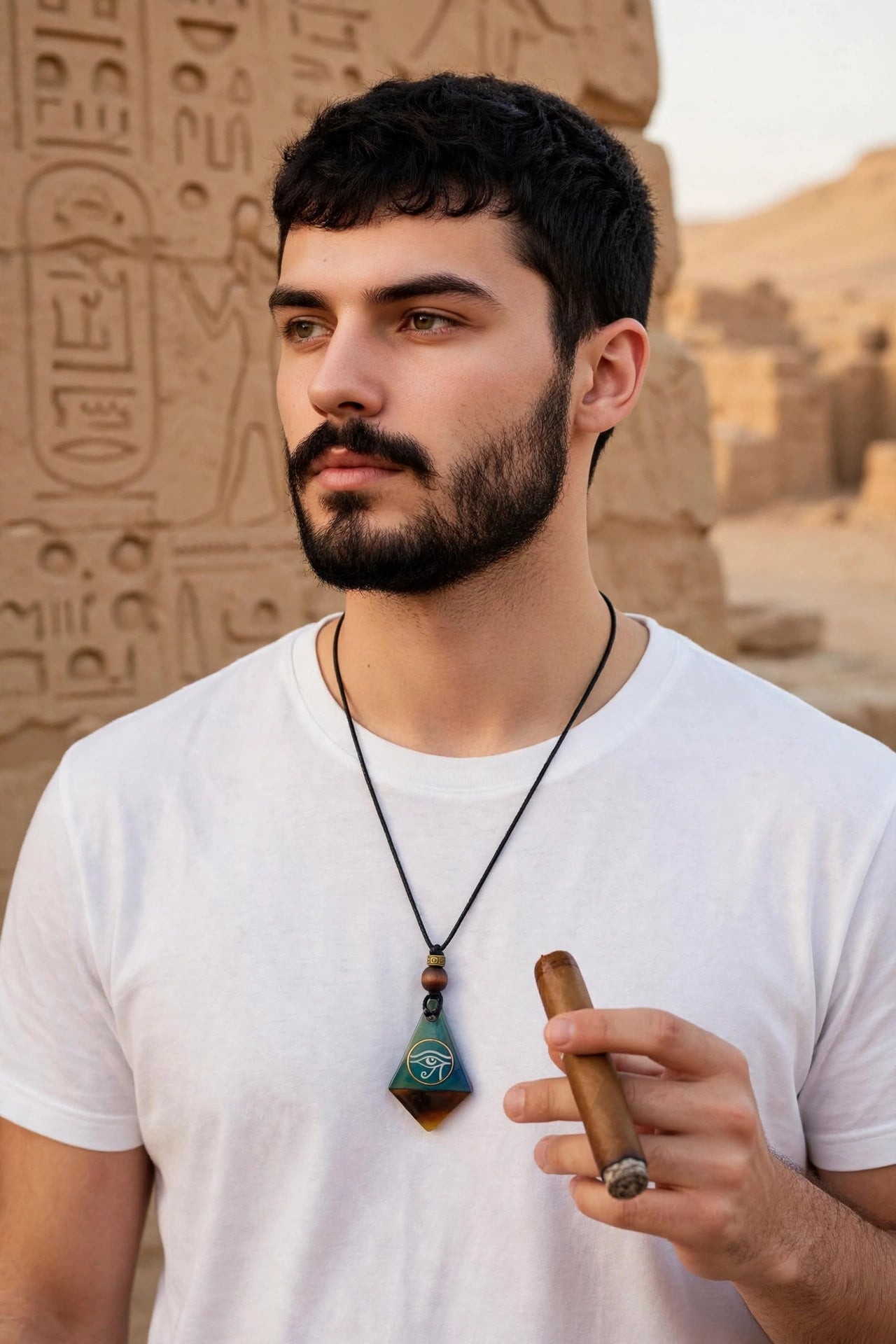 HORUS TEAR RESIN PENDANT
