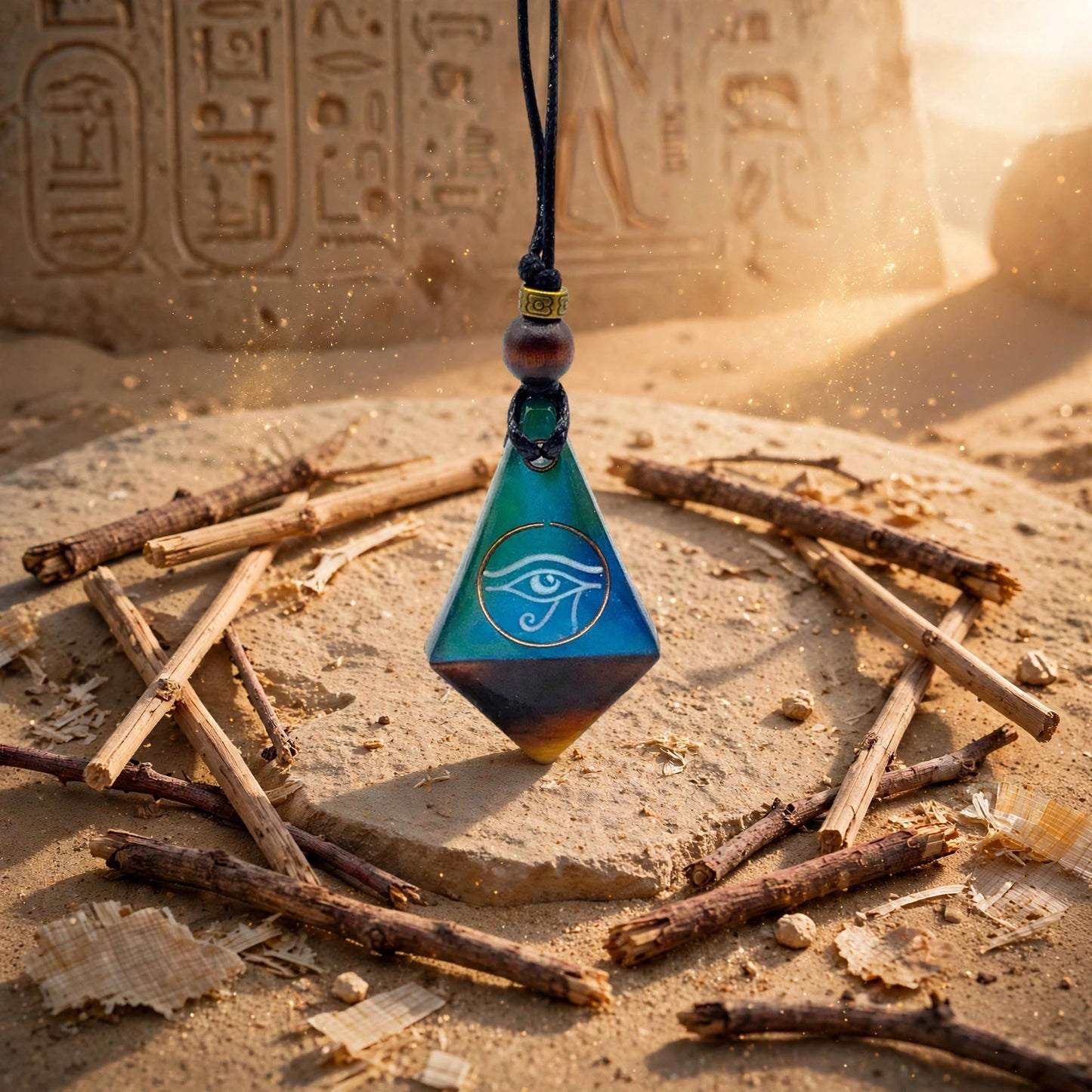 HORUS TEAR RESIN PENDANT