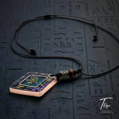 Pharaoh Protective Eye of Horus Necklace for Women