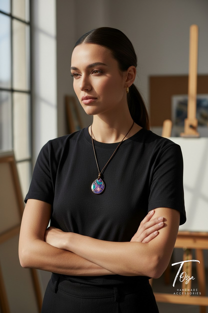 Luxury Adjustable Leather Necklace for Women