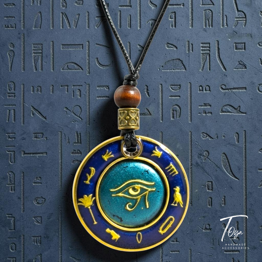 Pharaoh Protective Eye of Horus Necklace for Women