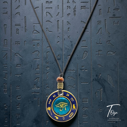 Pharaoh Protective Eye of Horus Necklace for Women