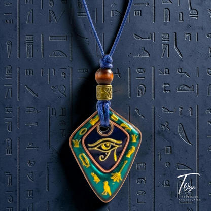 Pharaoh Protective Eye of Horus Necklace for Women