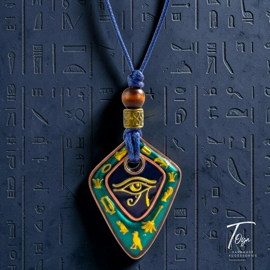 Pharaoh Protective Eye of Horus Necklace for Women