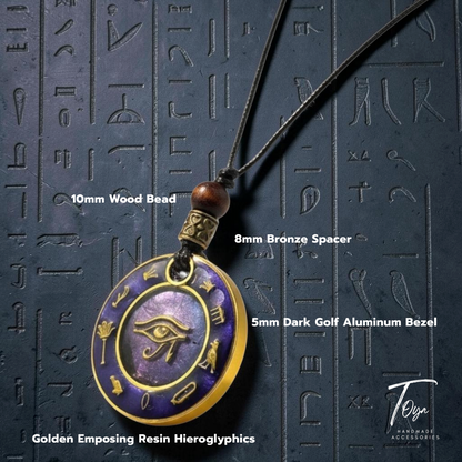 Pharaoh Protective Eye of Horus Necklace for Women